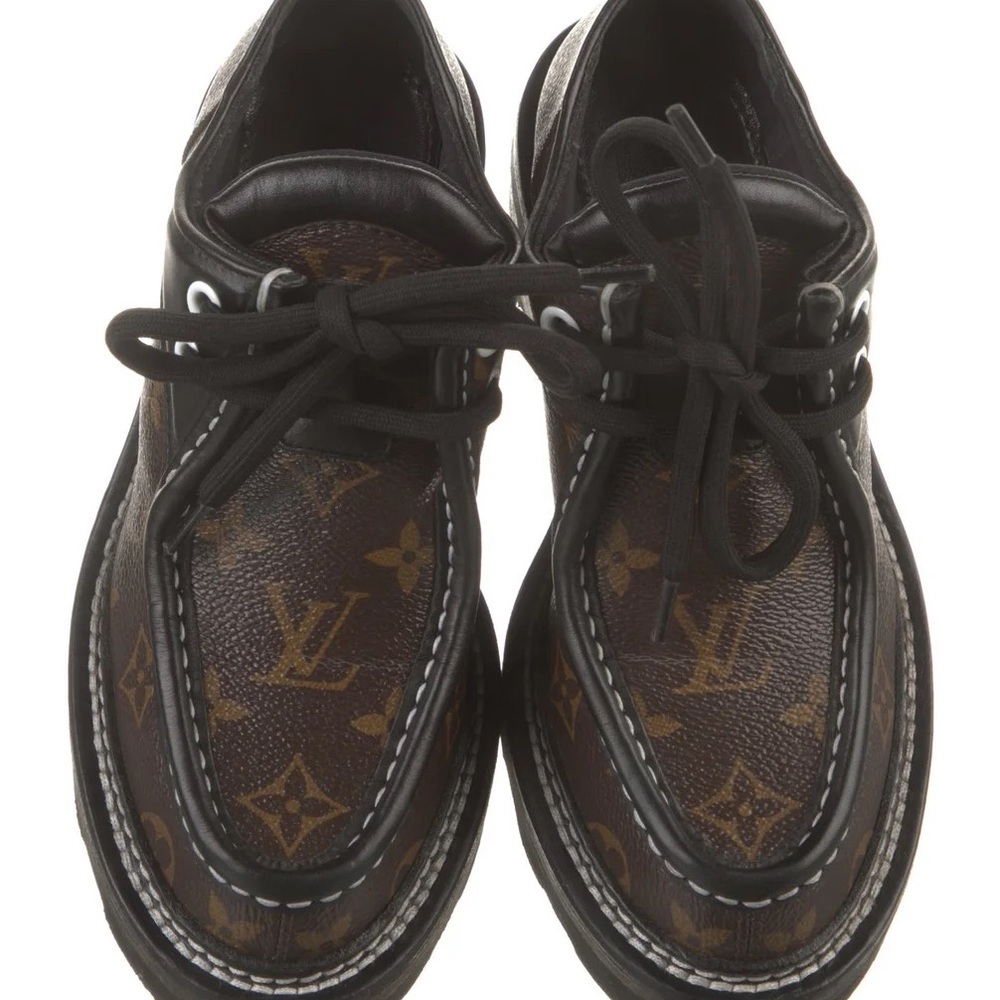 Louis Vuitton Brown Boat Shoes